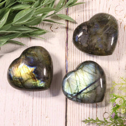 Labradorite Heart - Labradorite Gemstone