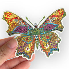 Comma Butterfly Sticker