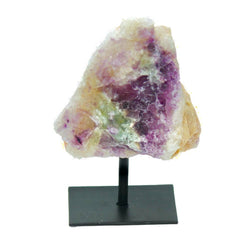 Fluorite on Metal Base