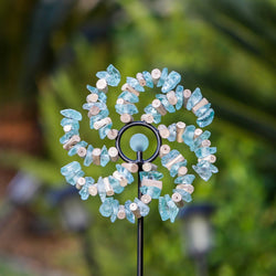 Glass Swirl Garden Stake - 4FT