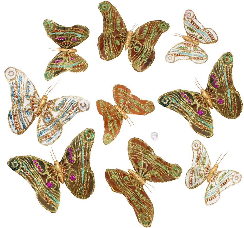 Vineyard Harvest Butterfly Garland - JL08