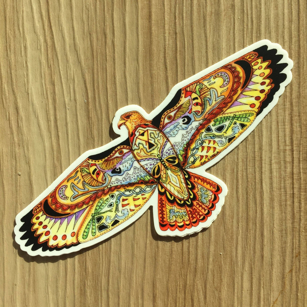 Hawk Sticker | Om Gallery