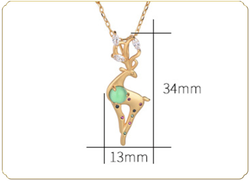 Golden Deer Necklace