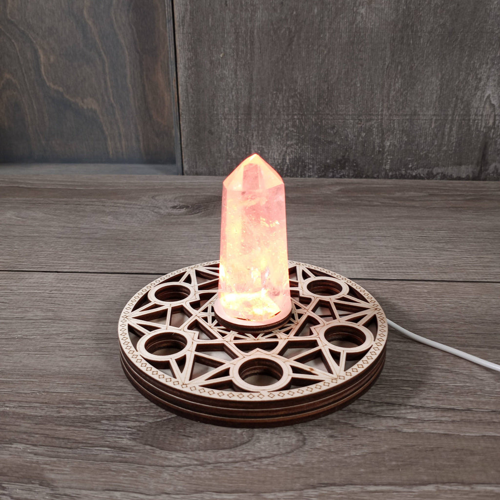 Light Stand Led Style: Merkaba White