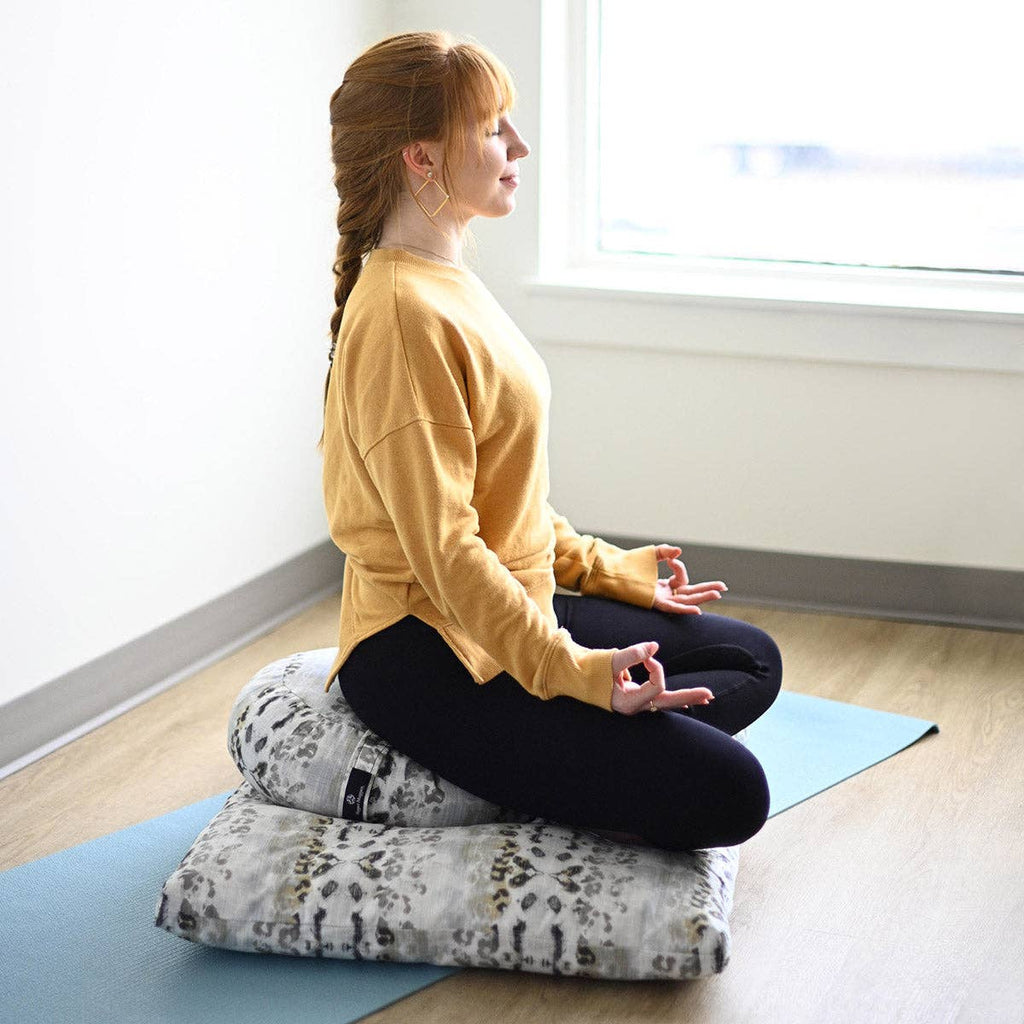 Zafu Meditation Cushion: Plum