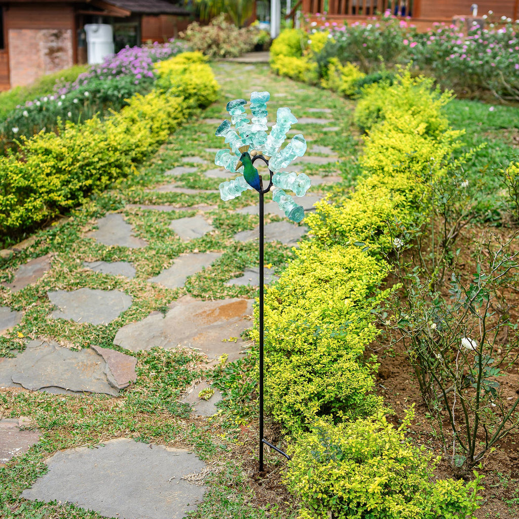 Peacock Garden Stake- 4FT