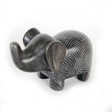 Graphic Gray Elephant - Soapstone: 4