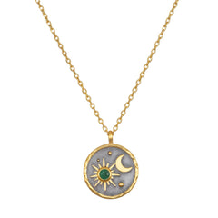 Emerald Sun Moon ~ May Birthstone