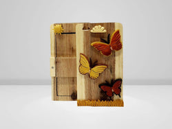 Butterflies are Free - Hand Carved Gift Box