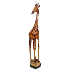 Olivewood Giraffe: 36 inch