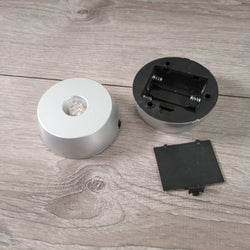Light Stand 3 Color LED: Silver Color Changing