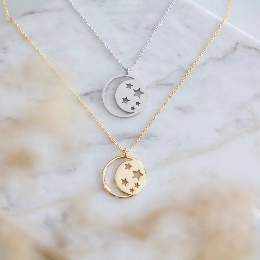 Celestial Necklace: Silver