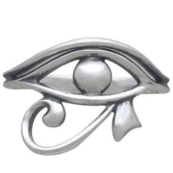 Sterling Silver Eye of Horus Ring: 9
