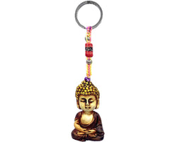 Tibet Baby Buddha Durepox Resin Figurine Keychain