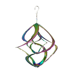 Rainbow Double Helix Cosmix Garden Spinner - 14