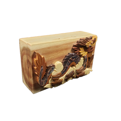 Mother of Pearl Dragon - Hand Carved Keepsake Gift Box