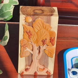 Tree of Life - Hand Carved Keepsake Gift Box