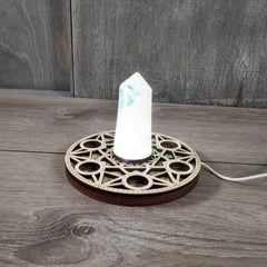 Light Stand Led Style: Merkaba White