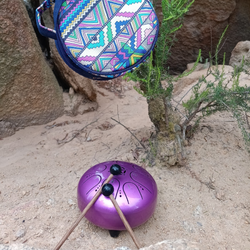 Tongue Drum - 12 cm, Fuchsia