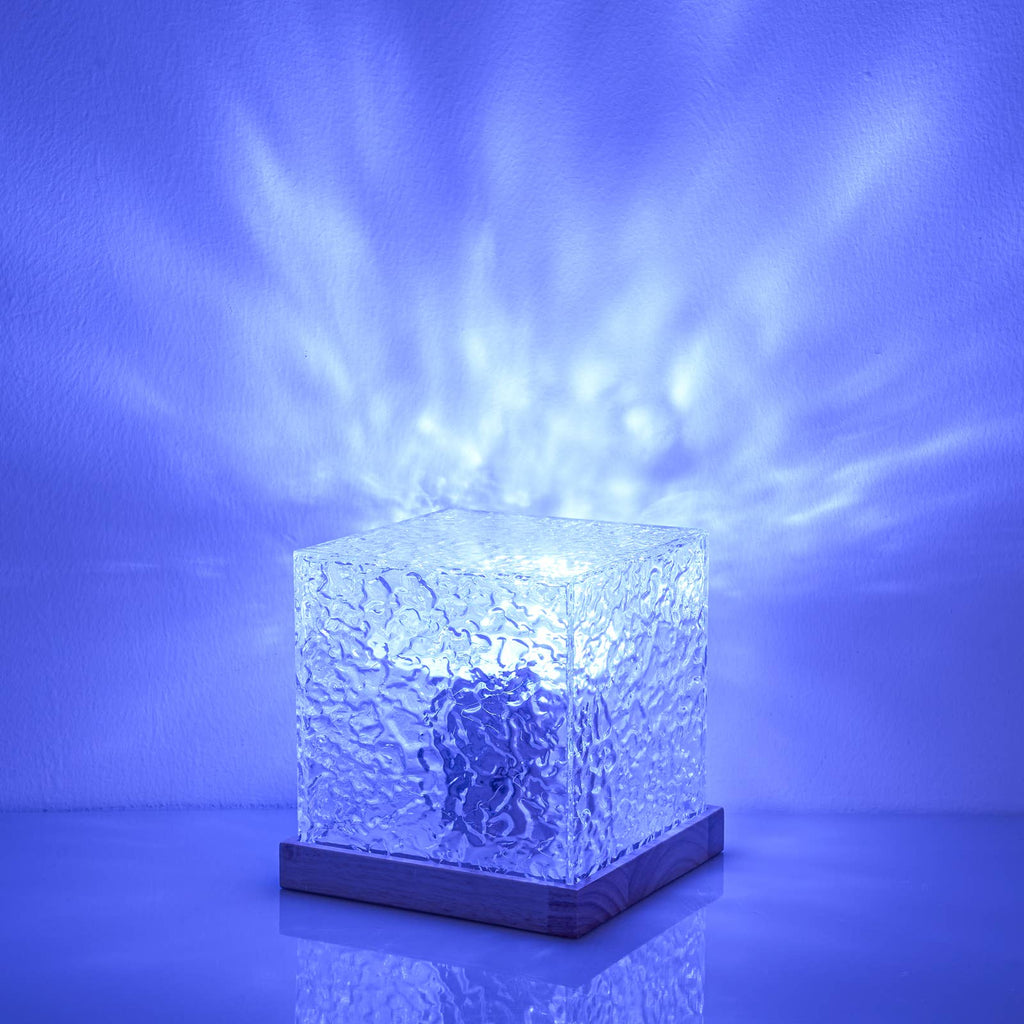 16 Color-changing Water Ripple Table Lamp Night Light | Om Gallery