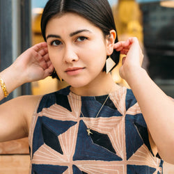 Dino Necklace: T-Rex / Gold