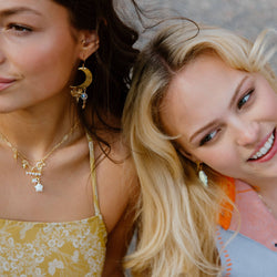 Curious Wanderer Moon Earrings