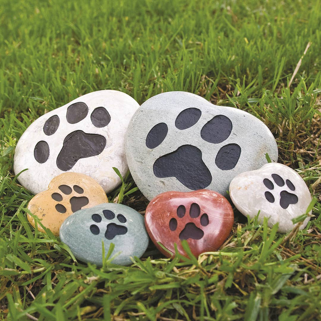 Miracle Stones - Jasper/Marble Heart Stones with Words: 2