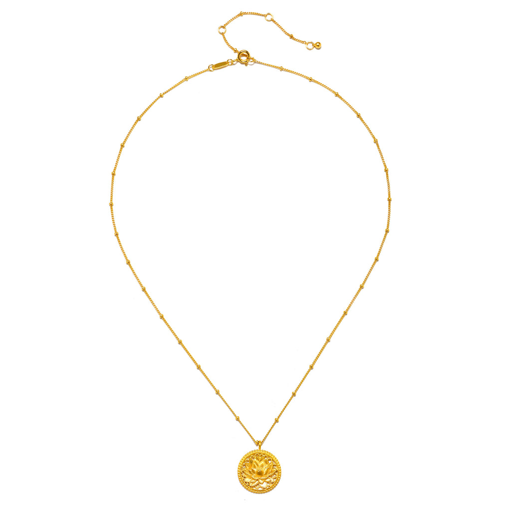 Blessed Beginnings Lotus Necklace
