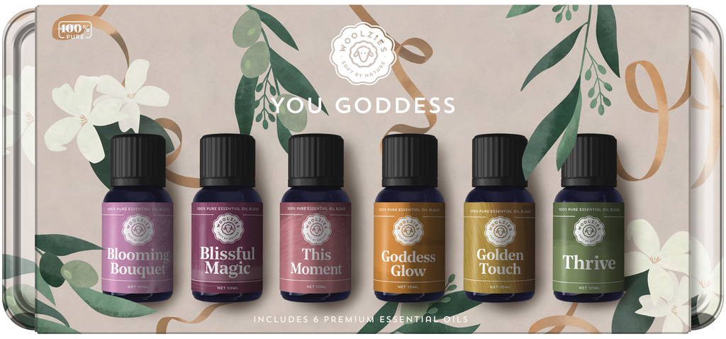 You Goddess Essential Oil Tin Set Of 6