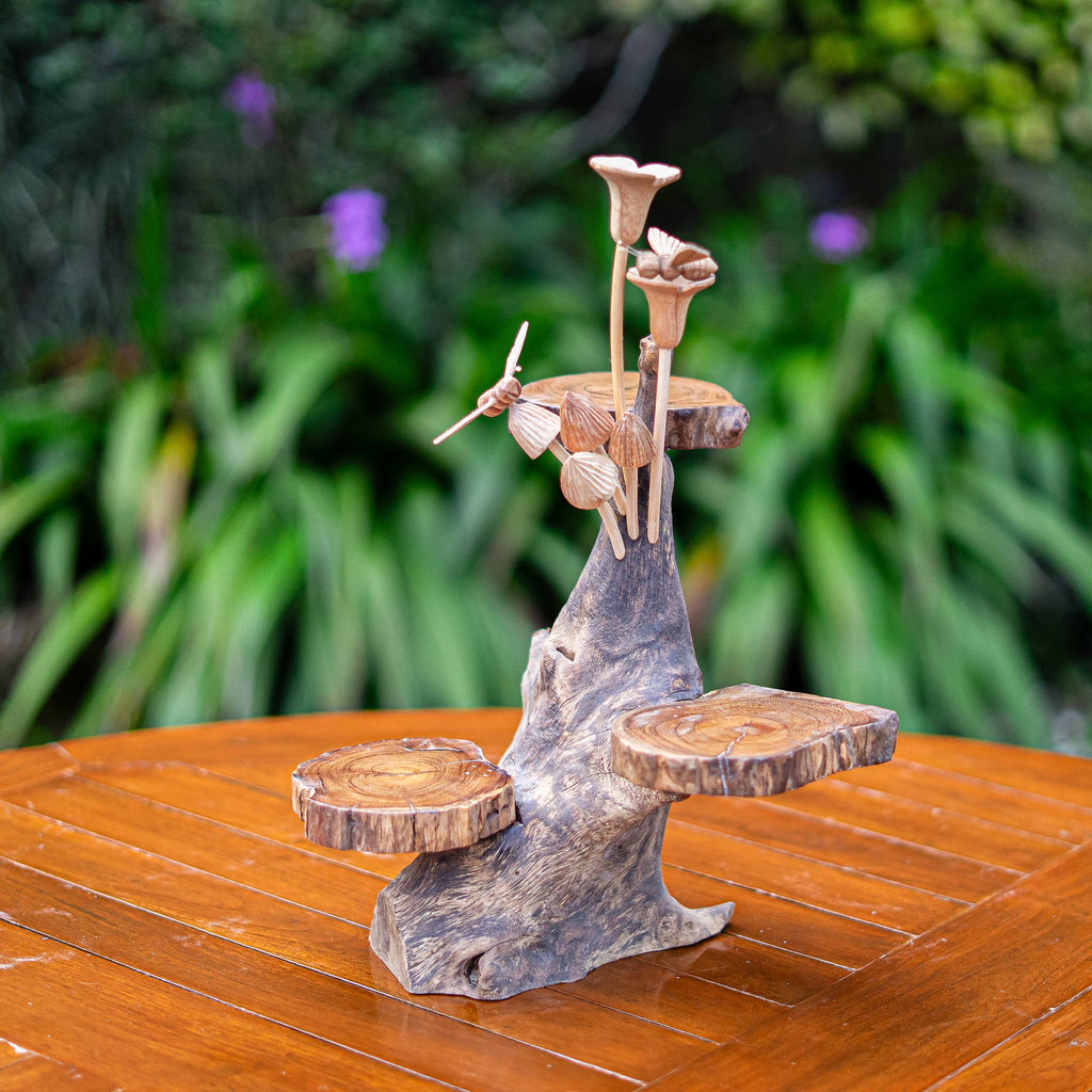 Mini Display Stand with Parasite Mushrooms 12