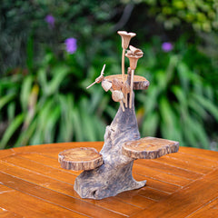 Mini Display Stand with Parasite Mushrooms 12