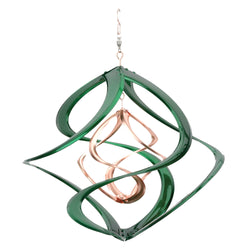 Copper & Green Double Helix Cosmix Garden Spinner - 14