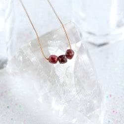 Ruby July Birthstone Necklace