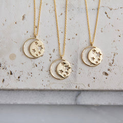 Celestial Necklace: 18 inches