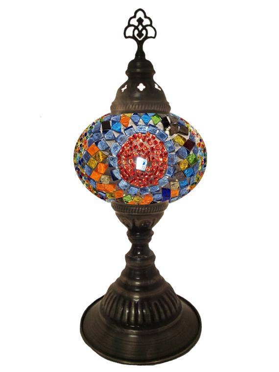 Mosaic Desk Lamp -  Multi Colored Star