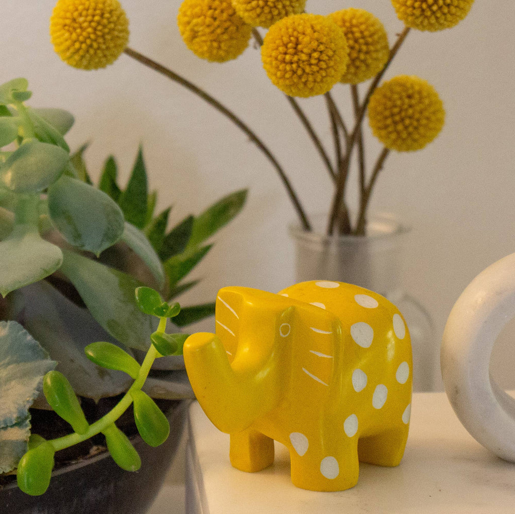 Soapstone Elephants  Medium 2.5