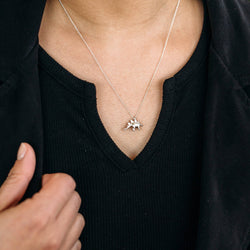Dino Necklace: T-Rex / Gold