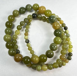 Serpentine Beaded Bracelet Wrist Mala 4mm - Average Wrists