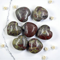 Crystal Heart - Dragon Bloodstone