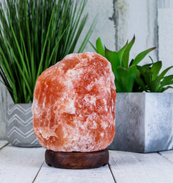 Natural PINK Himalayan Salt Lamp - 6-8 Lbs