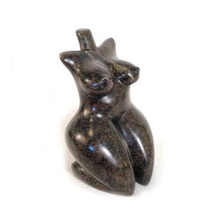 Kneeling Stone Goddess Figure