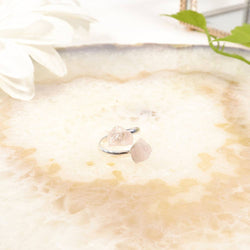 Rose Quartz Ring (Adjustable) | Rose Quartz Silver Plated