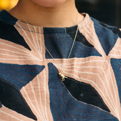 Dino Necklace: T-Rex / Gold