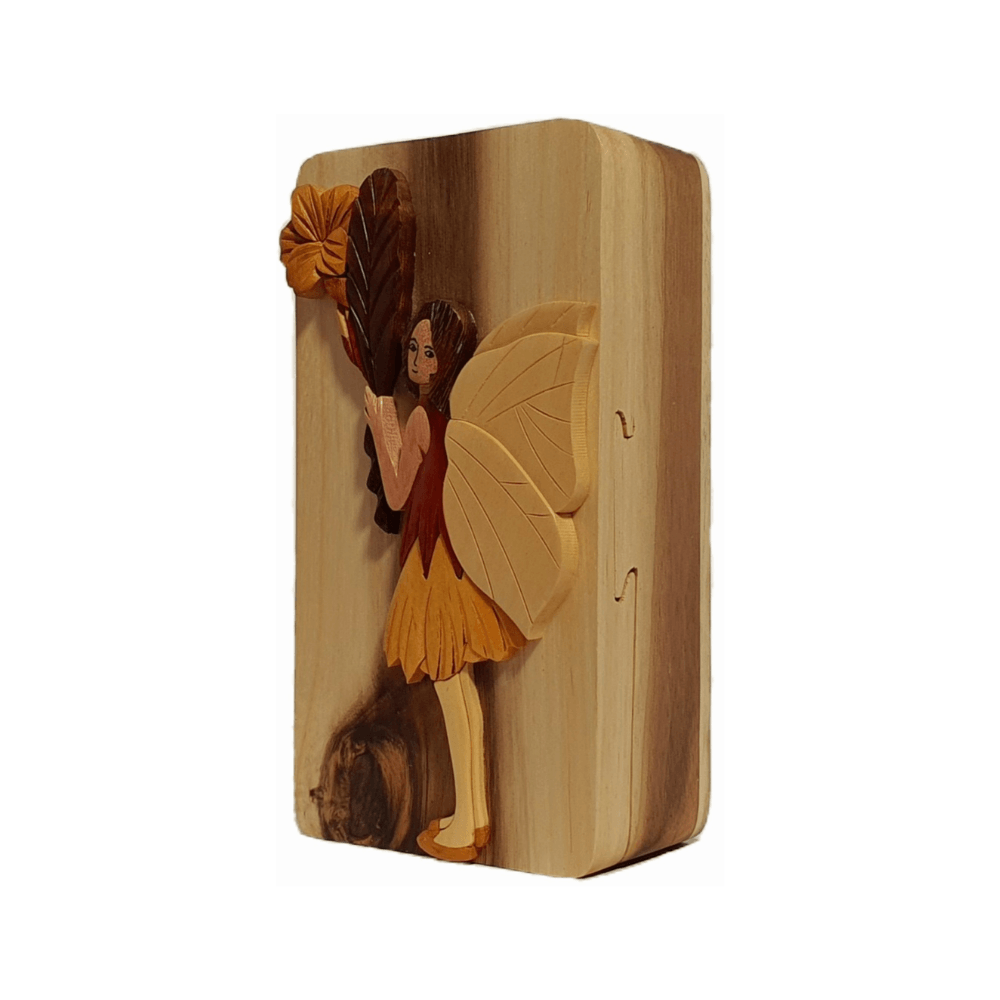 Fairy - Hand Carved Keepsake Gift Box
