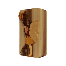 Fairy - Hand Carved Keepsake Gift Box