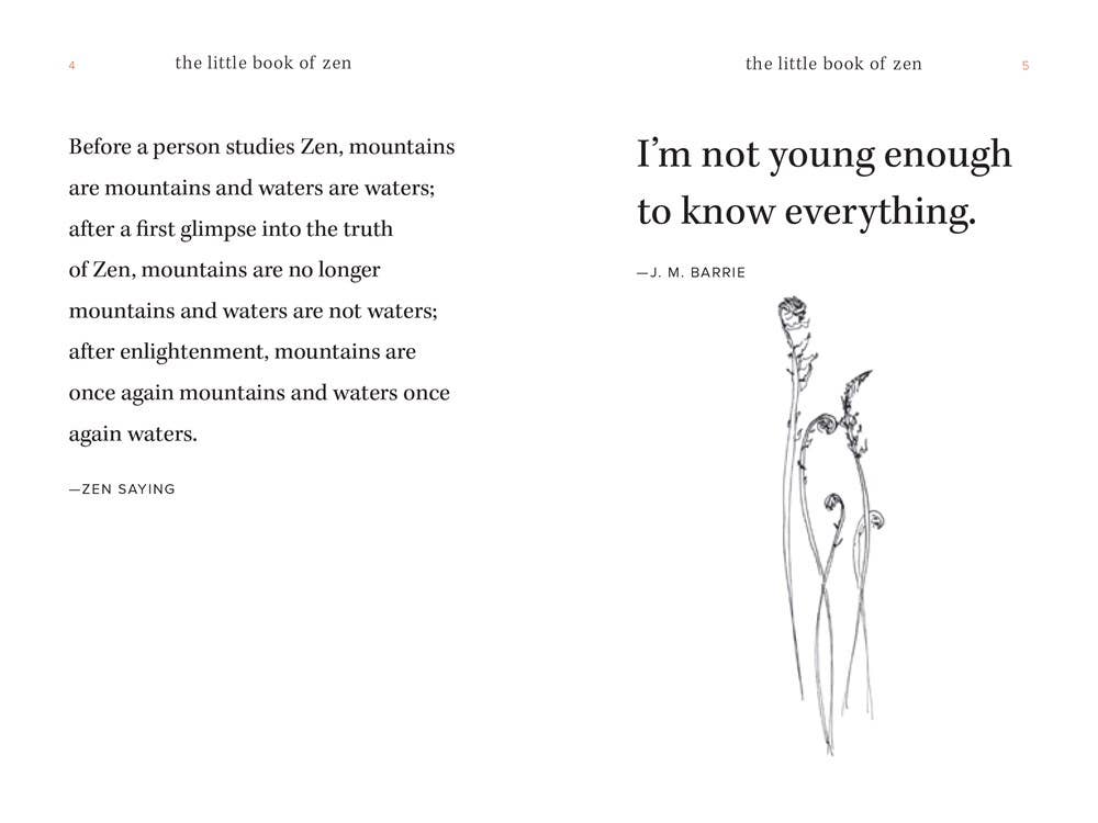 Little Book of Zen: Sayings, Parables, Meditations & Haiku