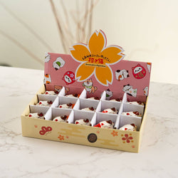 15 Piece Assortment Maneki Neko Lucky Cat Figurines 2.5 Inch (1/18)