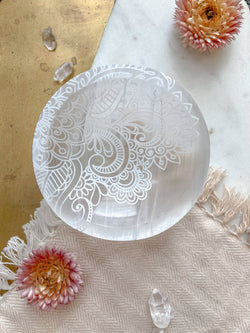 Selenite Offering Bowl 