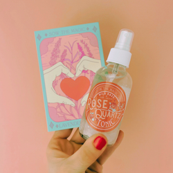 Gem Infused Rose Quartz Body + Room Tonic