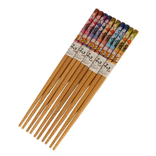 5 Piece Chopsticks Set Sakura